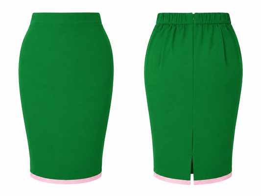 [Pre-Order] Gorgeous Green Collection: Pencil Skirt or Culottes