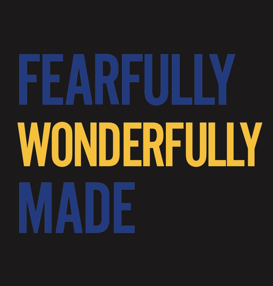 Fearfully Wonderfully Made Tshirt