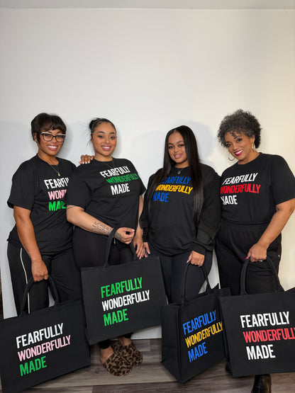 Fearfully Wonderfully Made Canvas Tote