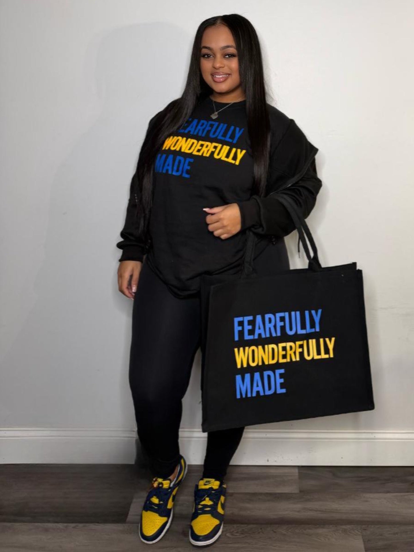Fearfully Wonderfully Made Canvas Tote