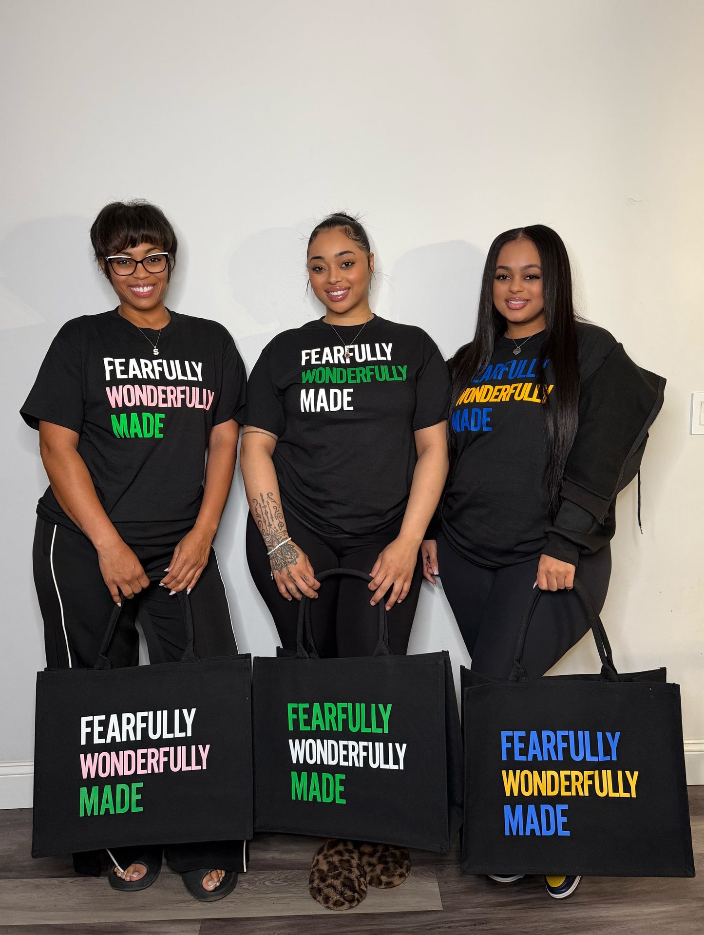 Fearfully Wonderfully Made Canvas Tote