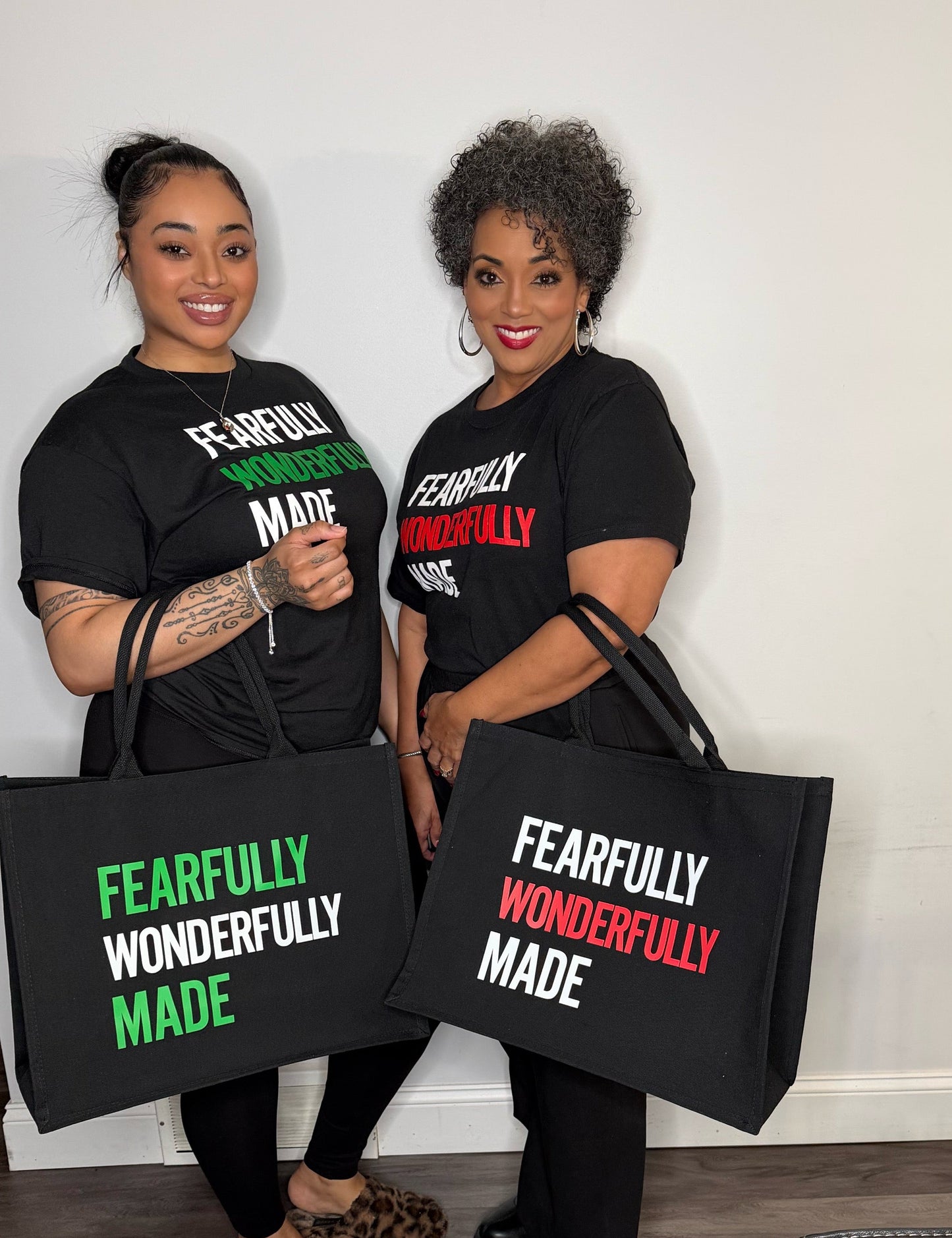 Fearfully Wonderfully Made Canvas Tote