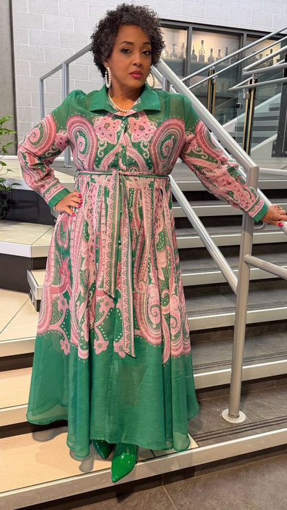 T.F.C. Mae by Design Paisley Maxi Dress