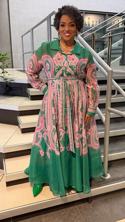 T.F.C. Mae by Design Paisley Maxi Dress