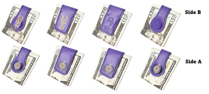 ΩΨΦ® Magnetic Money Clip | Cowhide Leather