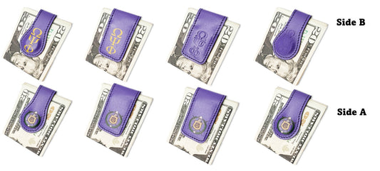 ΩΨΦ® Magnetic Money Clip | Cowhide Leather