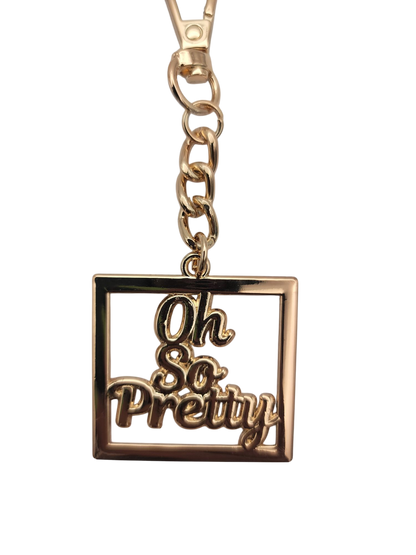 Oh So Pretty Keychain | Purse Charm | [Metal]