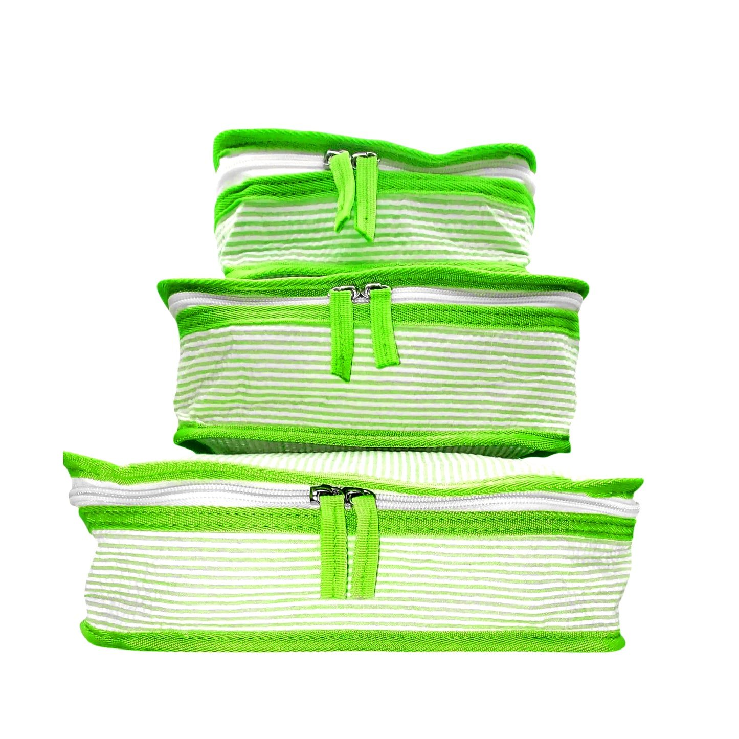 Packing Cubes | Seersucker Green