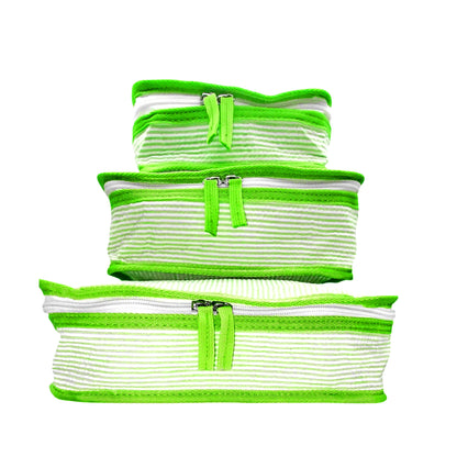 Packing Cubes | Seersucker Green