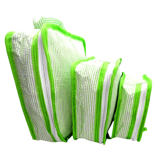 Packing Cubes | Seersucker Green