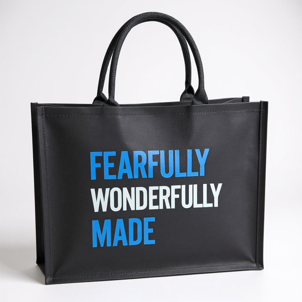 Fearfully Wonderfully Made Canvas Tote