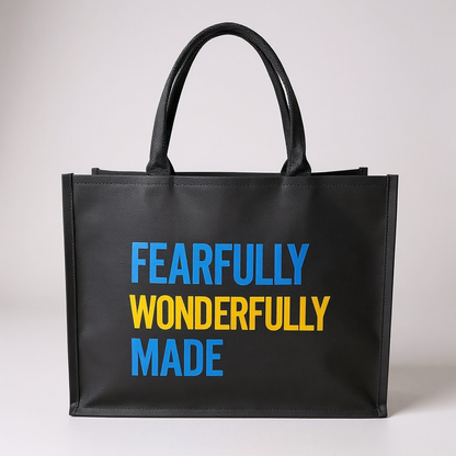 Fearfully Wonderfully Made Canvas Tote