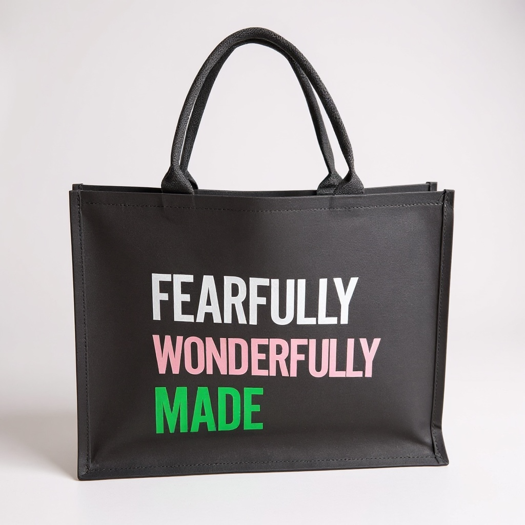 Fearfully Wonderfully Made Canvas Tote