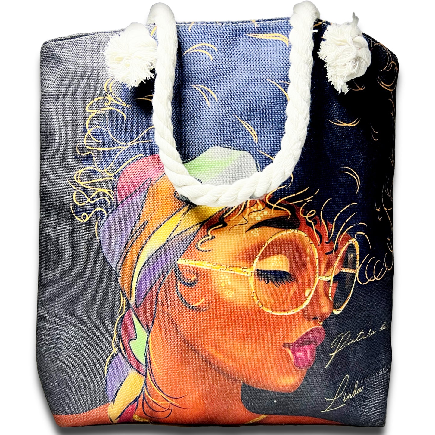 Miss Pretty Canvas Tote