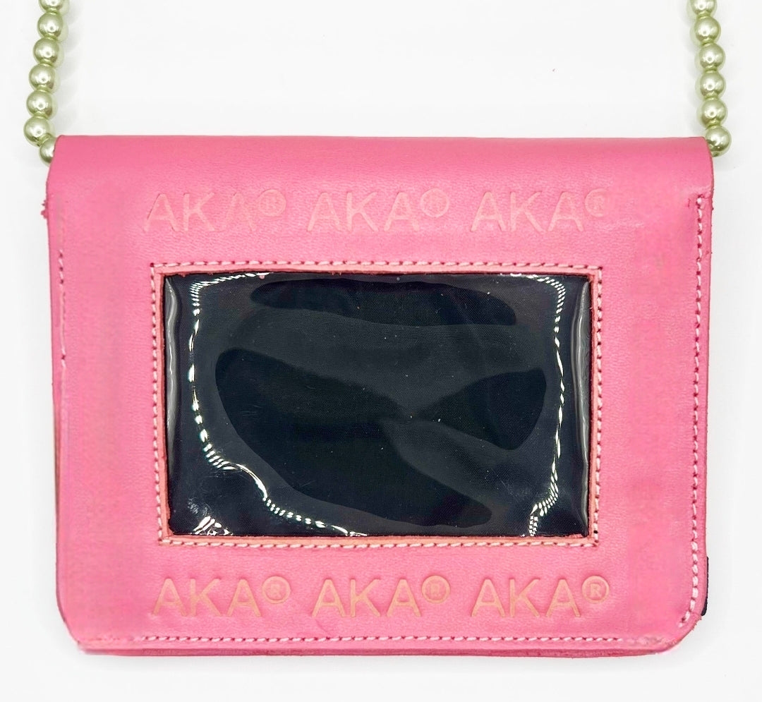 AKA® Credential Holder [Full Grain Cowhide Leather]