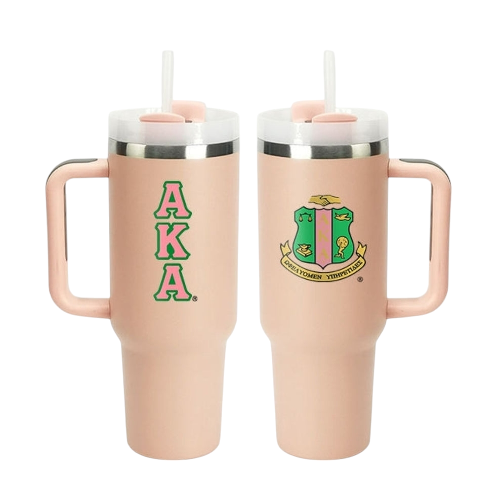 AKA® 40 oz Dual Logo Tumbler [v 1.0] | Stainless Steel