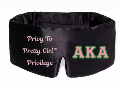 AKA® + Privy To Pretty Girl™ Privilege Sleep Mask [Satin]