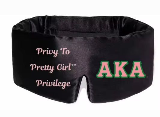 AKA® + Privy To Pretty Girl™ Privilege Sleep Mask [Satin]
