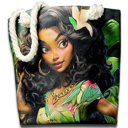 Miss Pretty Canvas Tote