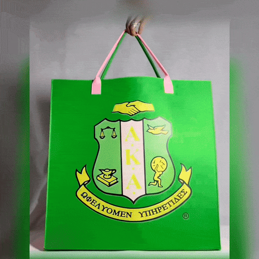 [NEW] AKA® Coat of Arms Felt Bag [Mega 24”x 24” x 6”]