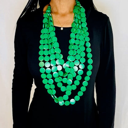 Wooden Necklace | 6 Strands