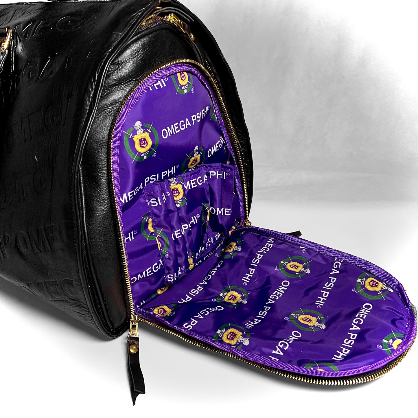 ΩΨΦ® Garment Duffle Bag | Weekender [Full Grain Cowhide Leather]
