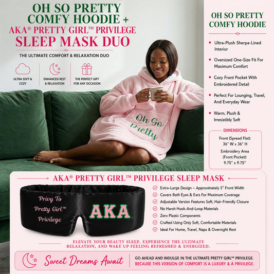 Ultimate Comfort Duo | Comfy Hoodie + Sleep Mask
