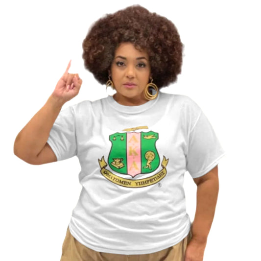 AKA® Coat of Arms White Tshirt