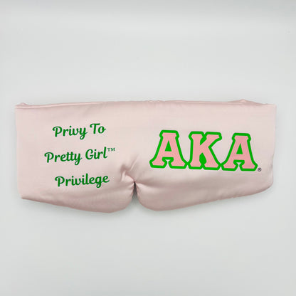 AKA® + Privy To Pretty Girl™ Privilege Sleep Mask [Satin]