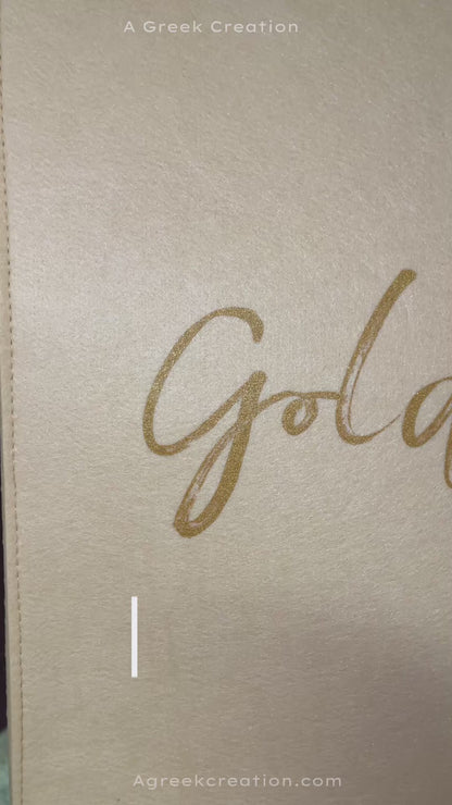 AKA® Silver Soror Felt Bag [Maxi 20”x 18”x 6”]