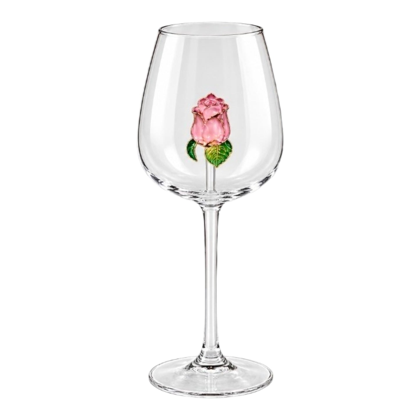 Pink Tea Rose Glassware