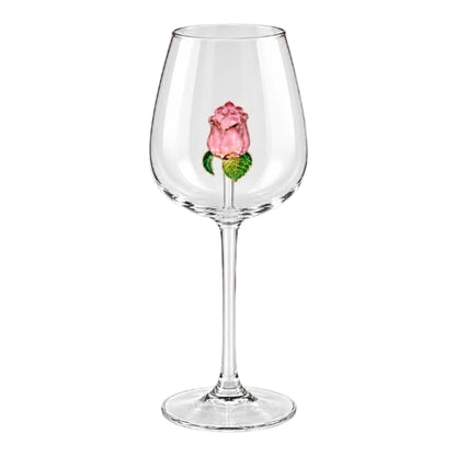 Pink Tea Rose Glassware
