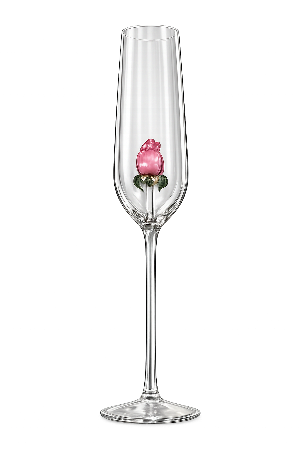 Pink Tea Rose Glassware