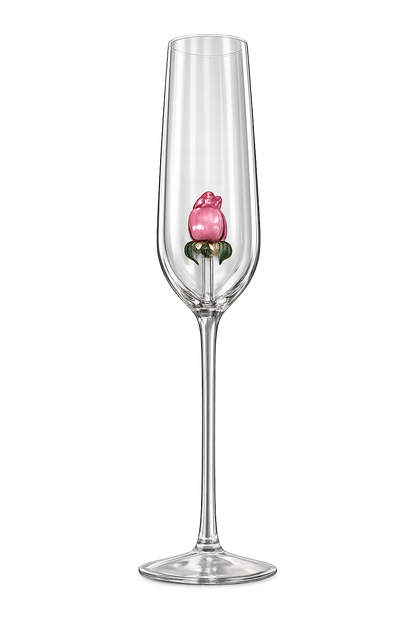 Pink Tea Rose Glassware
