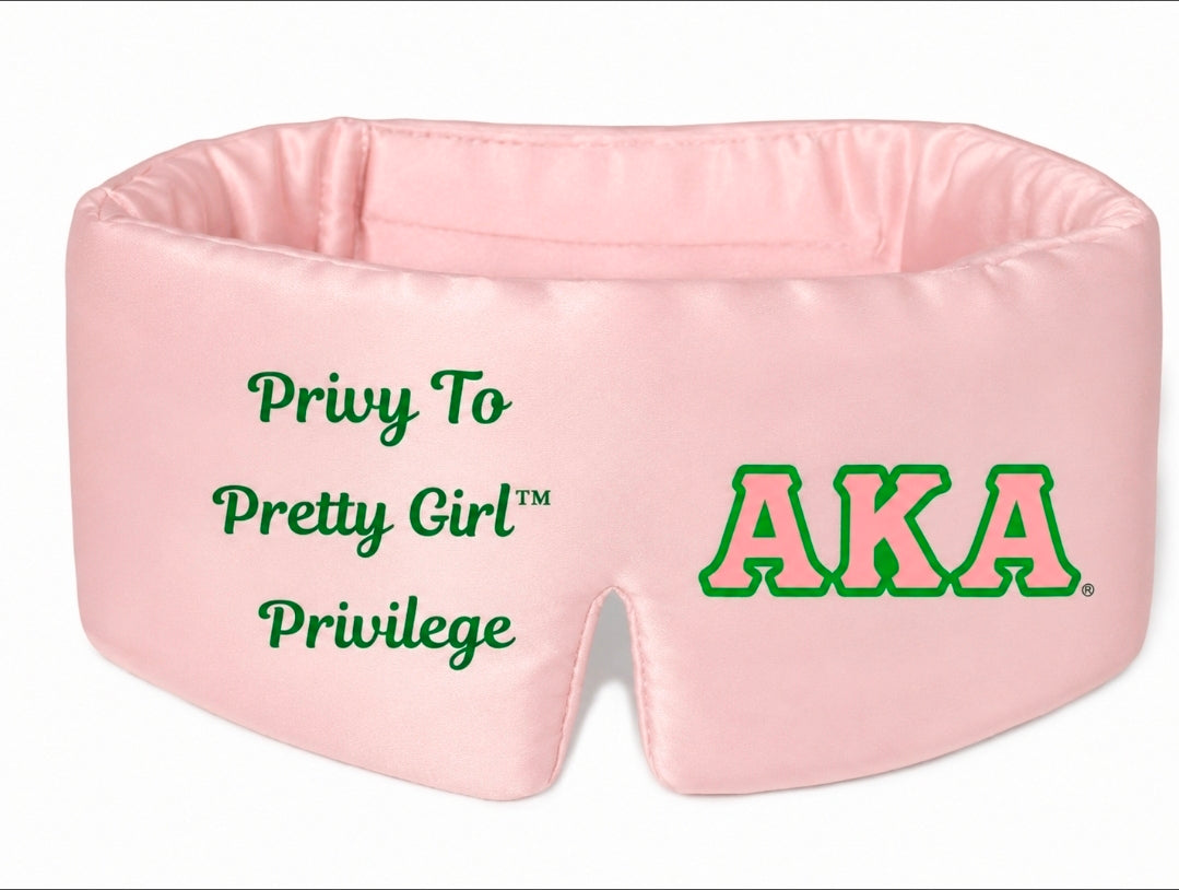 AKA® + Privy To Pretty Girl™ Privilege Sleep Mask [Satin]