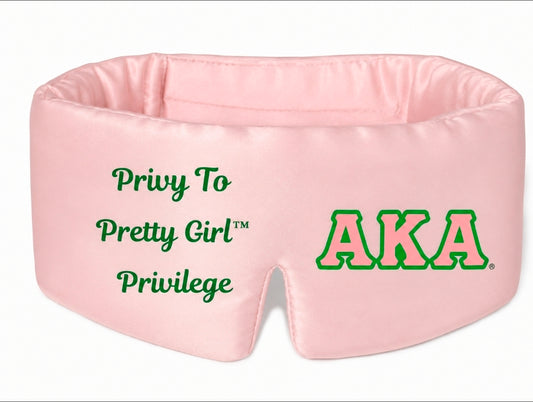 AKA® + Privy To Pretty Girl™ Privilege Sleep Mask [Satin]