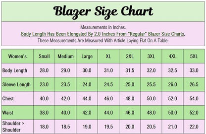 Black Blazer w Pink + Green Trim